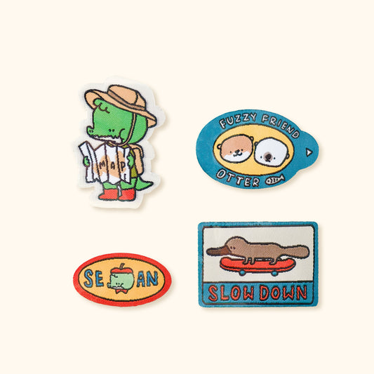A Gator Life | Embroidered Sean Woven Label Sticker