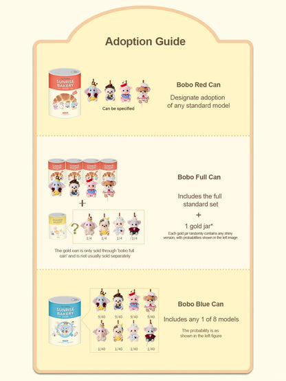 Bobo Nuts | Sunrise Bakery Plush Toy Bag Charm