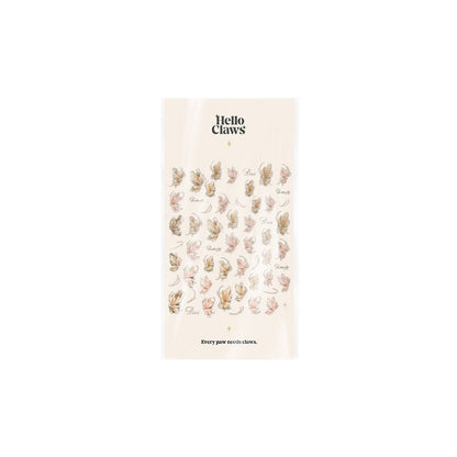 Hello Claws | Pink Flower 5D Nail Deco Sticker