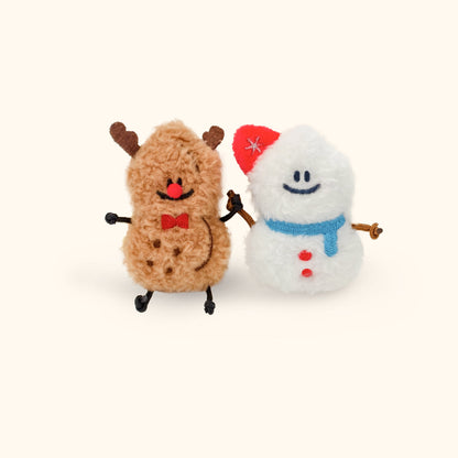 Fickle Plan | Mini Peanut Christmas Keychain