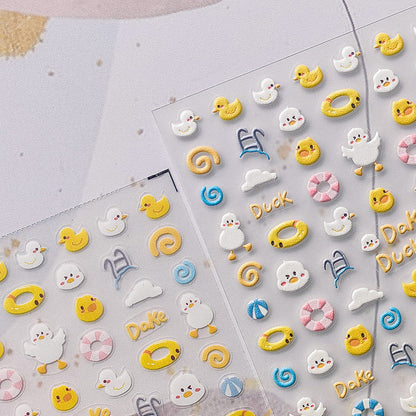 Hello Claws | Swimming Pool Duck Nail Deco Sticker