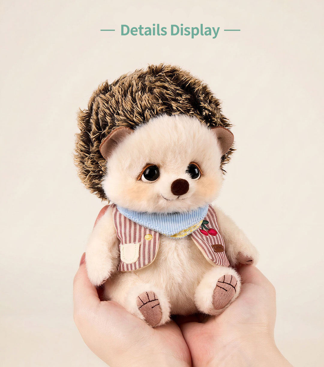 Bobo Nuts | Motty Hedgehog Cherry Holiday Plush Toy