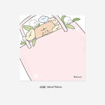 Hello Cat | Flower Kitty Memo Note Pad