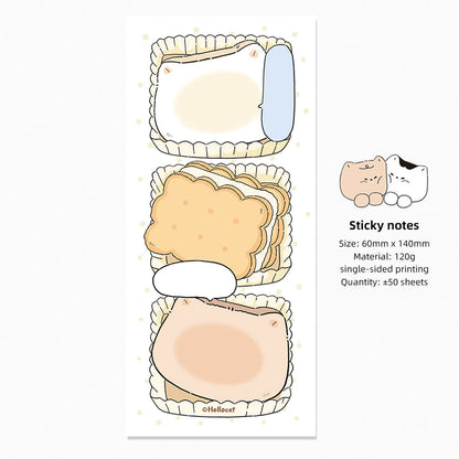 Hello Cat | Cookie Memo Note Pad