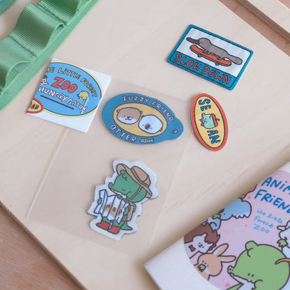 A Gator Life | Embroidered Sean Woven Label Sticker