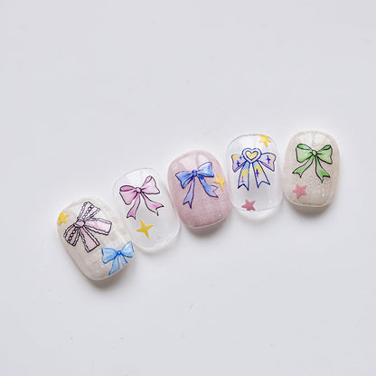 Hello Claws | Bowknot Diamond Nail Deco Sticker