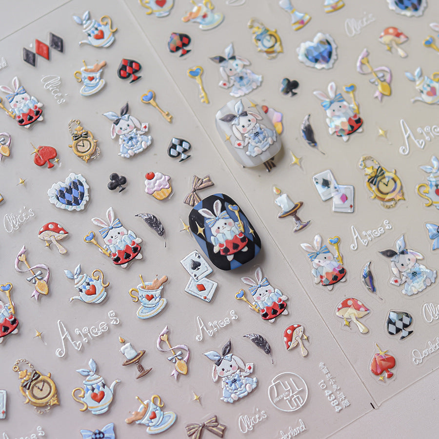 Hello Claws | Bunny Wonderland Nail Deco Sticker