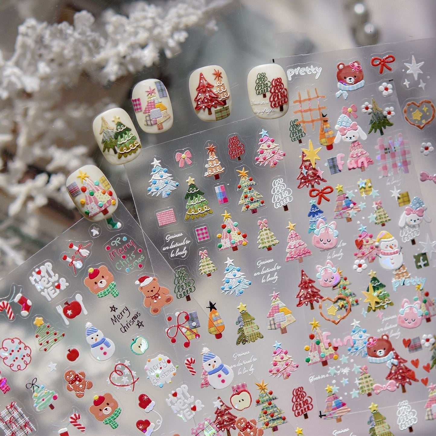 Hello Claws | Christmas Winter Nail Deco Sticker
