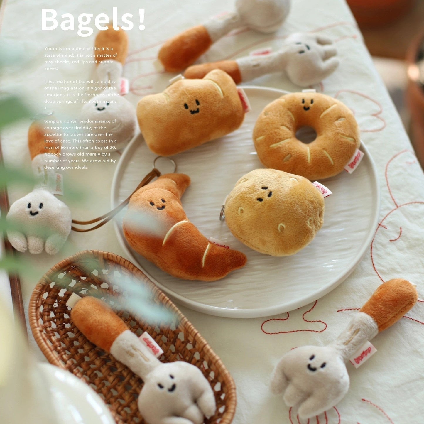 Daily White |  Bakery Bag Charm