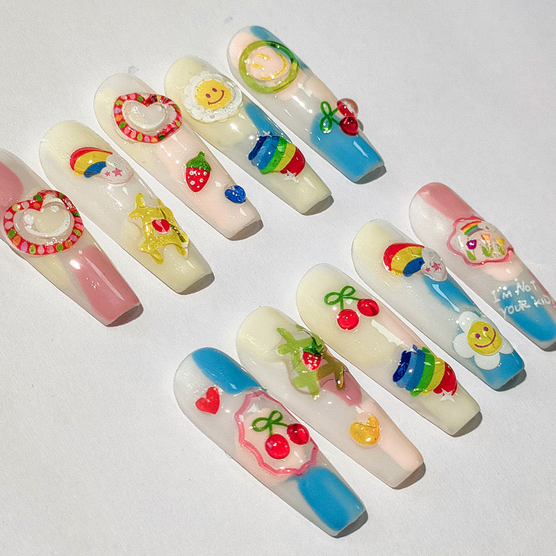 Hello Claws | Emoji 5D Jelly Nail Deco Stickers