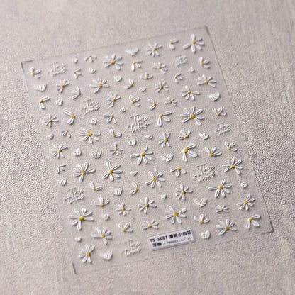 Hello Claws | Spring Daisy Wild Flower Nail Deco Sticker
