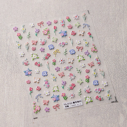 Hello Claws | Spring Daisy Wild Flower Nail Deco Sticker