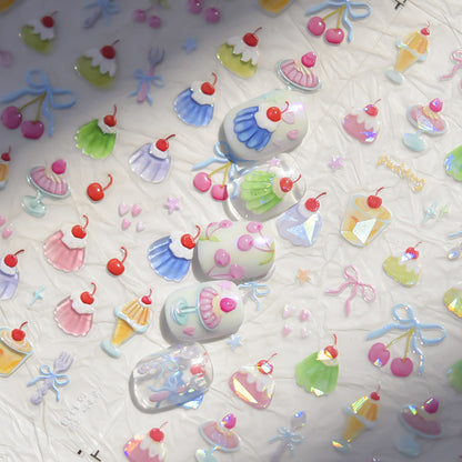 Hello Claws | Jelly Pudding Nail Deco Sticker
