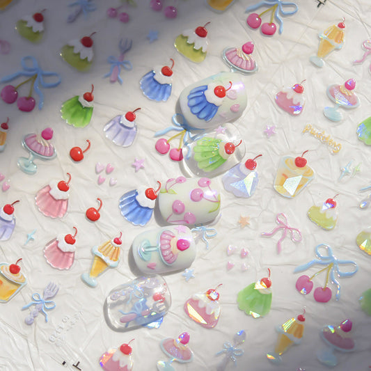 Hello Claws | Jelly Pudding Nail Deco Sticker