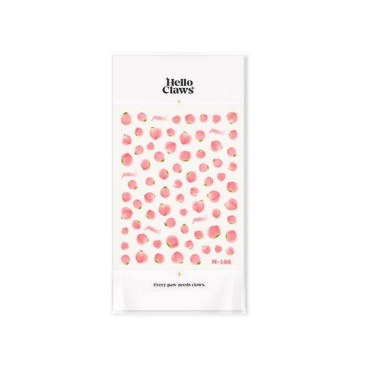 Hello Claws | Juicy Peach Jelly Nail Deco Sticker