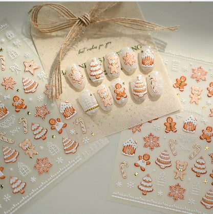Hello Claws | Christmas Cookies Nail Deco Sticker