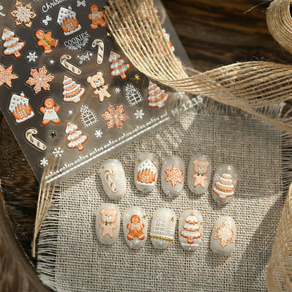 Hello Claws | Christmas Cookies Nail Deco Sticker