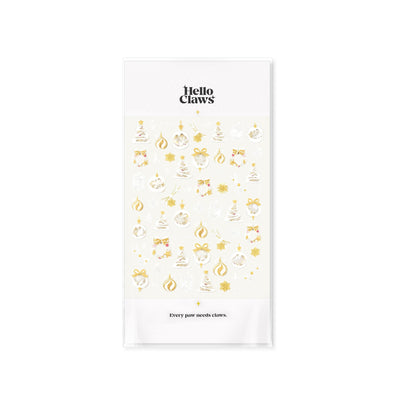 Hello Claws | Yellow Christmas Nail Deco Sticker