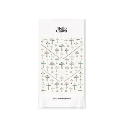 Hello Claws | Shell Cross Nail Deco Sticker