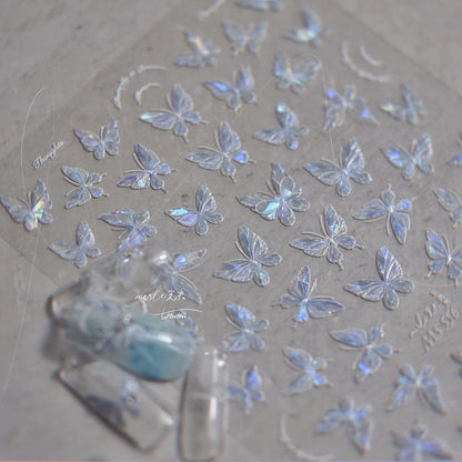 Hello Claws | Crystal Butterfly 5D Nail Deco Sticker