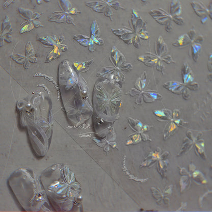 Hello Claws | Crystal Butterfly 5D Nail Deco Sticker