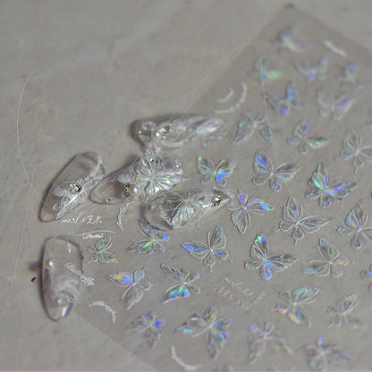 Hello Claws | Crystal Butterfly 5D Nail Deco Sticker