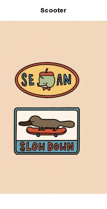 A Gator Life | Embroidered Sean Woven Label Sticker