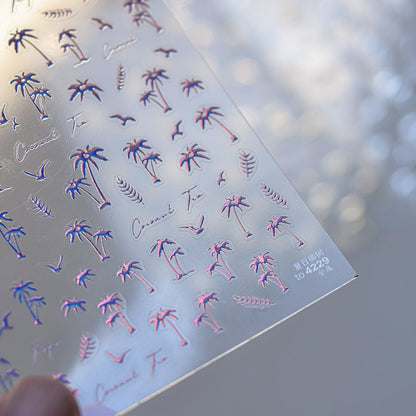 Hello Claws | Summer Palm Tree Nail Deco Sticker