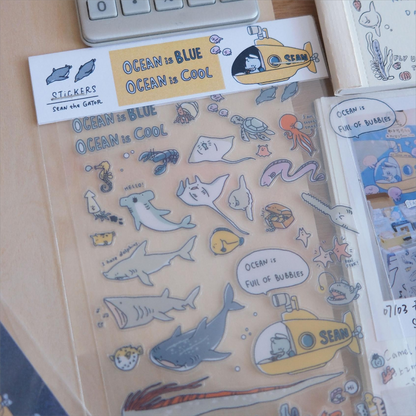 A Gator Life | Summer Ocean Shining Sticker