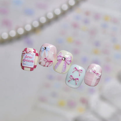 Hello Claws | Bowknot Dream Nail Deco Sticker