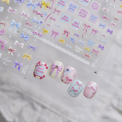 Hello Claws | Bowknot Dream Nail Deco Sticker