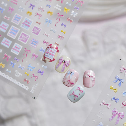 Hello Claws | Bowknot Dream Nail Deco Sticker