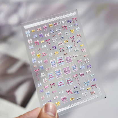 Hello Claws | Bowknot Dream Nail Deco Sticker