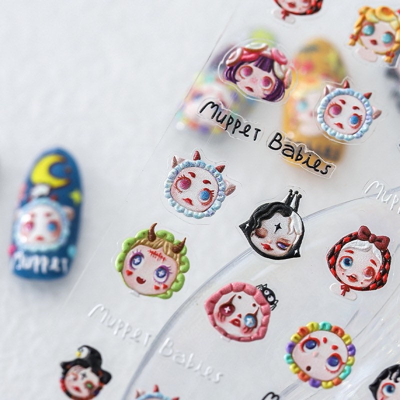 Hello Claws | Halloween Girl Nail Deco Sticker