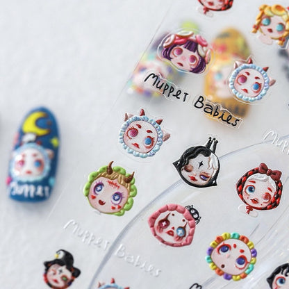 Hello Claws | Halloween Girl Nail Deco Sticker