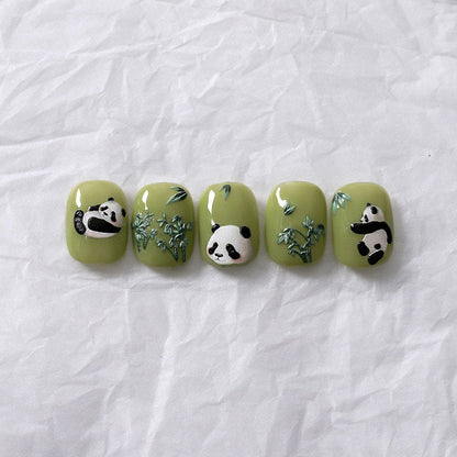 Hello Claws | Bamboo Panda 5D Embossed Pattern Design Nail Deco Sticker