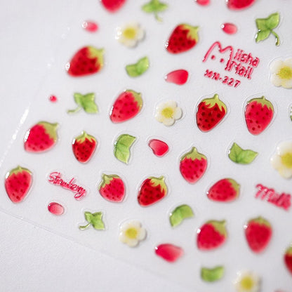 Hello Claws | Juicy Peach Jelly Nail Deco Sticker