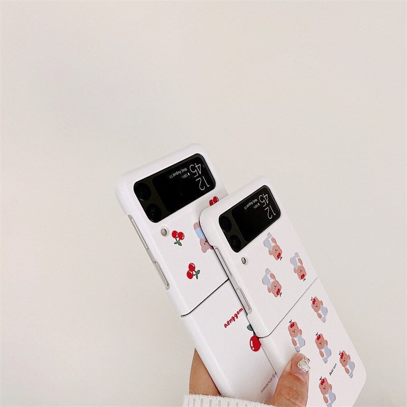 Cherry Bear Samsung Galaxy Z Flip 3 Phone Case