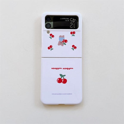 Cherry Bear Samsung Galaxy Z Flip 3 Phone Case