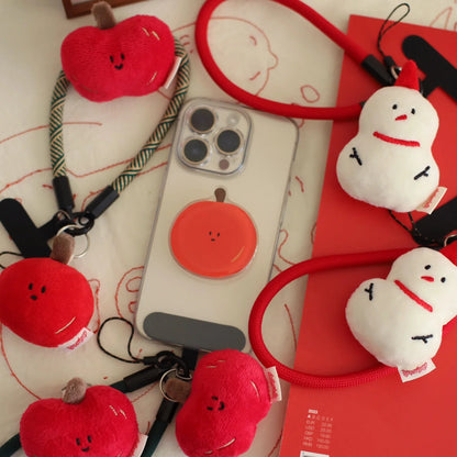 Daily White | Mini Heart Apple Toy Charm
