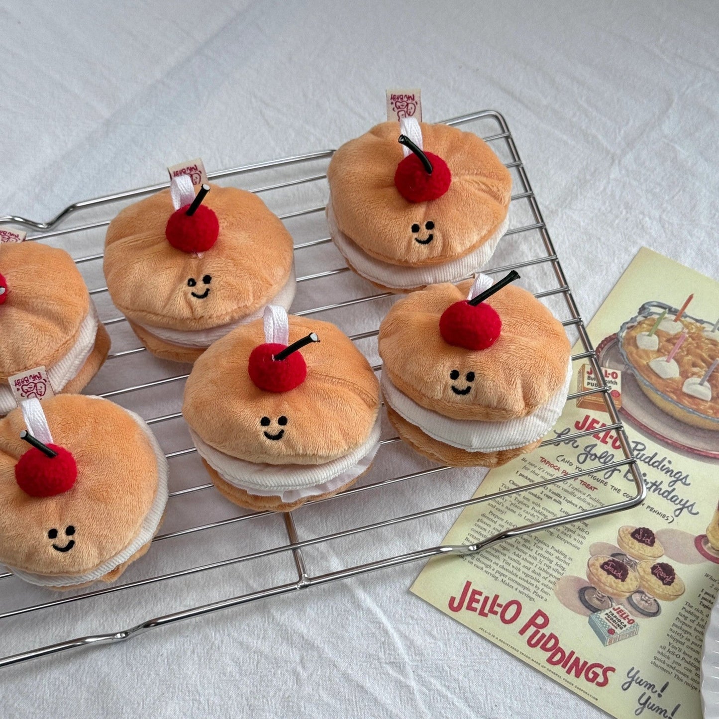 Fufu Baby | Cherry Pancake Bag Charm