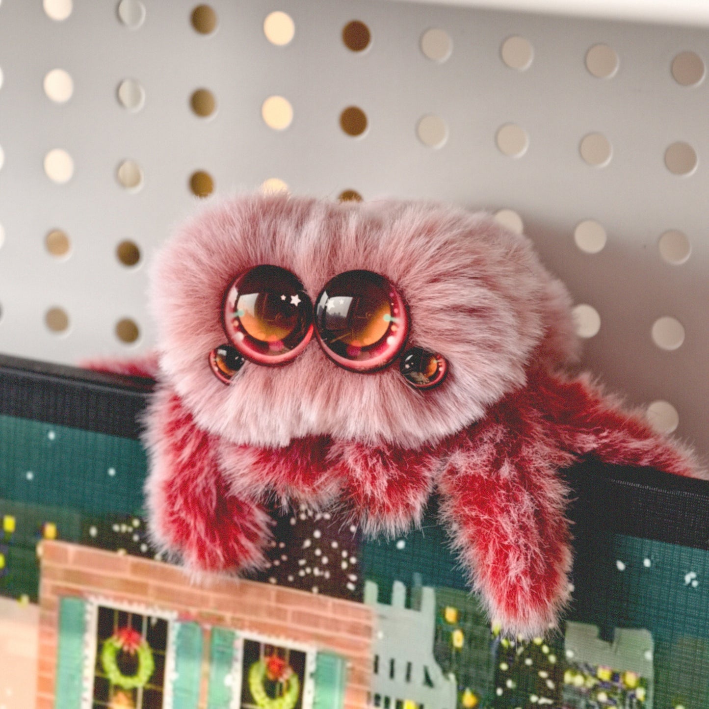 Snowball | Pink Spider Plush Toy