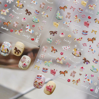 Hello Claws | Pony 5D Nail Deco Sticker
