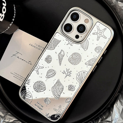 Silver Shell iPhone case