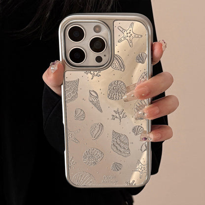 Silver Shell iPhone case
