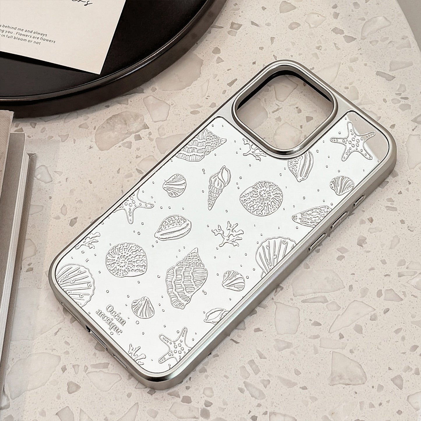 Silver Shell iPhone case