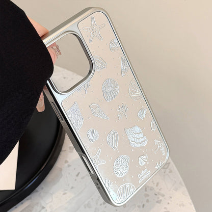 Silver Shell iPhone case
