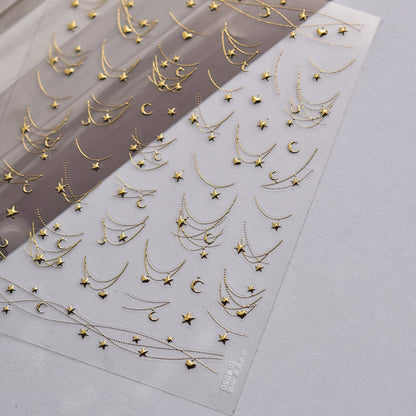 Hello Claws | Star Necklace Nail Deco Sticker