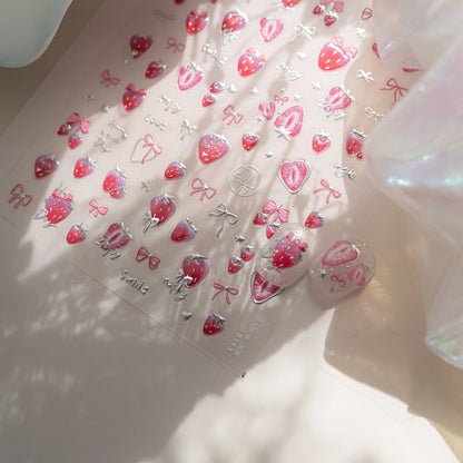Hello Claws | Strawberry Nail Deco Sticker