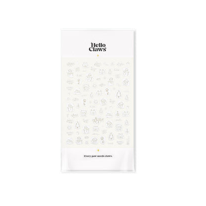 Hello Claws | Snow Nail Deco Sticker